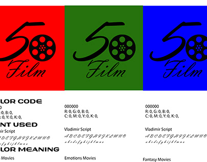 50 Film Logo Design By Muhammad Yasir Rajpar