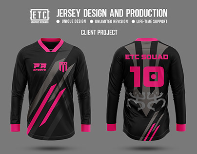 PR Sports Jersey design