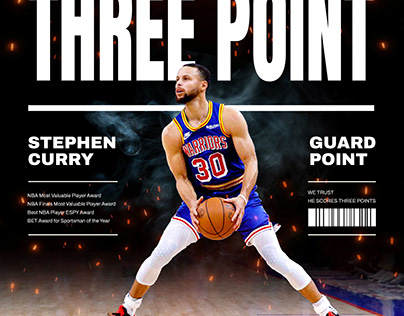 poster sport (stephen curry)