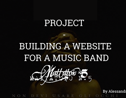 Mattatoio N5 - Website Design