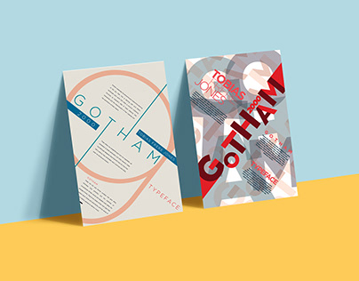 Gotham Typography Posters