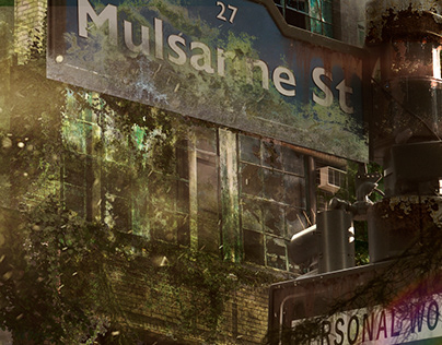 Mulsanne Street/Concept Art-Matte Painting