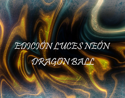 Edición luces neón personajes de Dragon Ball