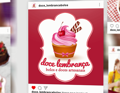 Social Media - Posts do instagram - Doce Lembrança