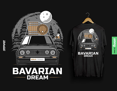 Bavarian Dream Automotive Illustration