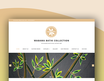 Wabama Batik Website