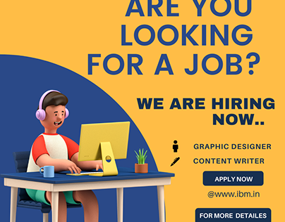 We are hiring poster for ibm.com
