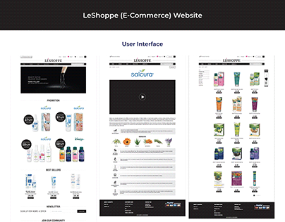 Leshoppe (E-Commerce) Website