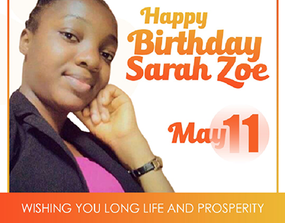 Sarah Zoe Birthday Design