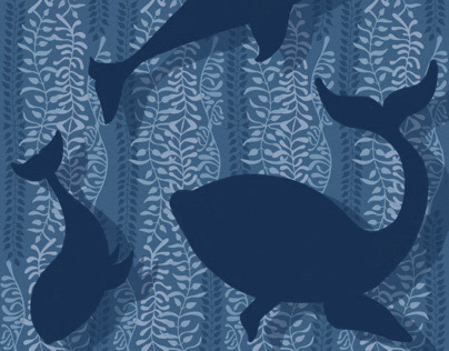 Pattern. Blue whales.