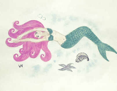 little mermaid slacker