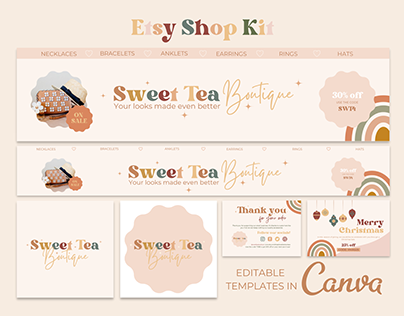 Etsy Shop Kit | Sweet Tea Accessories