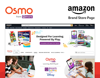 AMAZON BRAND STORE PAGE | OSMO