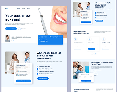 Dental Clinic - Landing Page