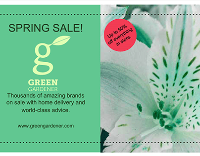 Green Gardener Flyer