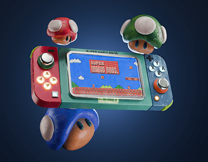 Project thumbnail - [3D Render] Nintendo Switch
