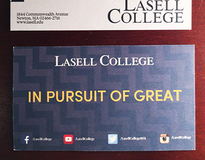 Lasell College Business Cards