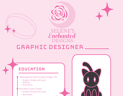 Selene's Enchanted Designs Resume + Stationery!