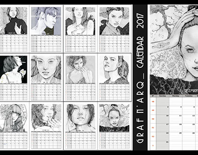 Graf n'Arq Calendar 2017 | Free Download