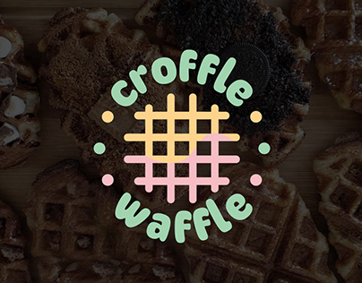 Логотип для кафе-кондитерской Croffle Waffle