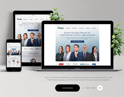 Website UI Design for a Lawyer Firm | Website UI Design