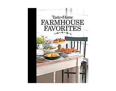 Cookbook Design | Taste of Home Farmhouse Favorites