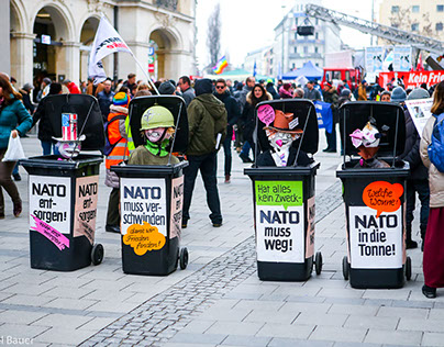 Proteste zur Münchner Sicherheitskonferenz 2017
