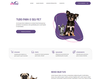 Website Institucional - Emcasa Pet