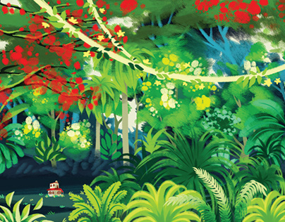 Forest in my Backyard - Marketing Artbook Illustration