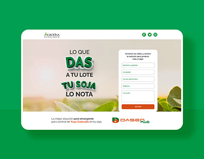 Agrofina | Landing page + Mobile