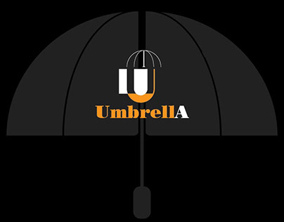 UmbrellA, Brand, App, Logo Design.