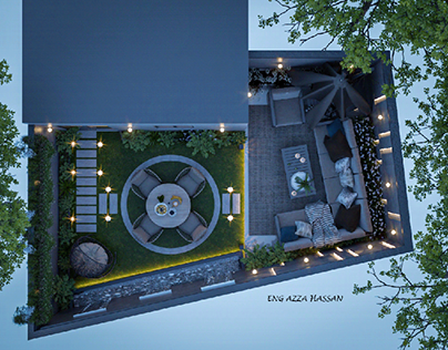 3D projection for garden