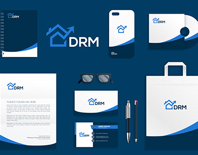 Logo branding design DRM logo