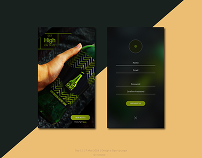 Sign in Page: UI & Motion Graphics