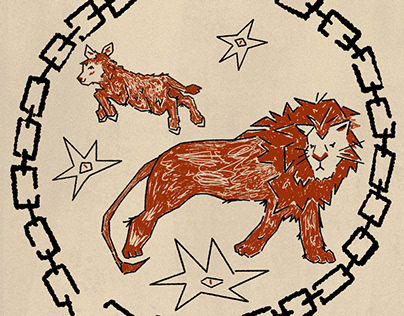 Lion and the Lamb Illustration