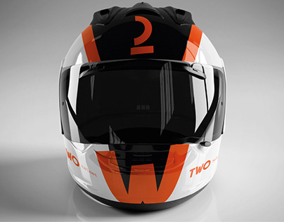 TWO Helmets . Branding