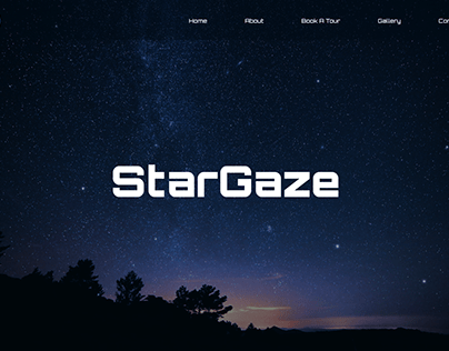 StarGaze Landing Page Web Design