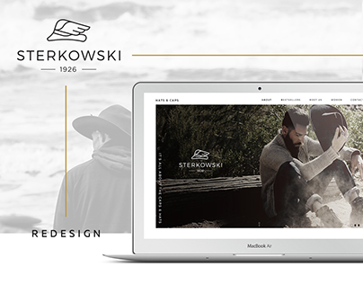 Sterkowski.com  — Website & Logo Redesign