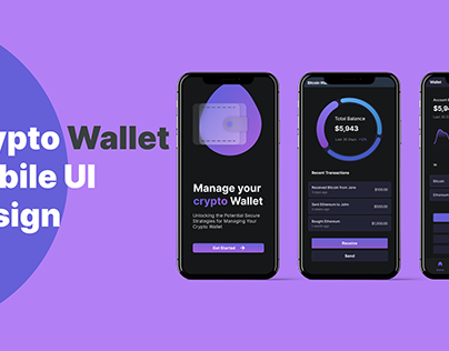 Project thumbnail - crypto wallet mobile app