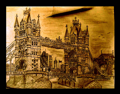 My Drawing of London Tower Bridge