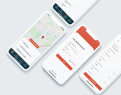 Mobile Mocks-Login+Map View