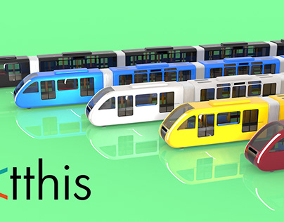 Atthis - Ligh metro train, personal project