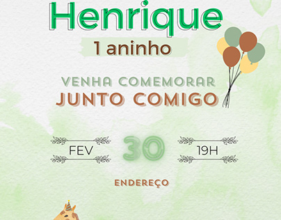 Convite de Aniversário - Encontro dos amigos on Behance