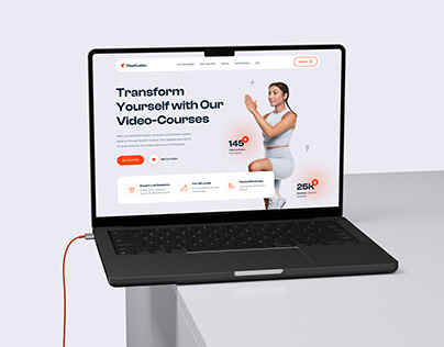 FlexFusion – Workout Video-Courses Landing Page