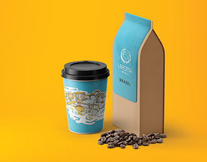 Laroma coffee cup design