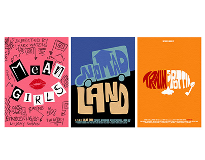 Typographic Movie Posters
