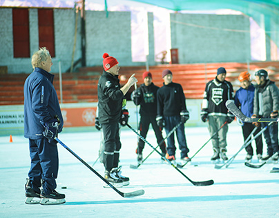 International Ice Hockey Training Camp in Ladakh