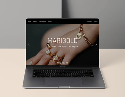 Project thumbnail - Jewellery Landing Page
