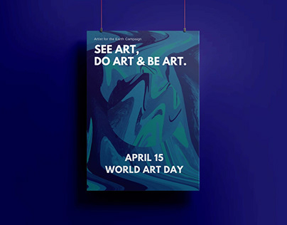 World Art Day Poster