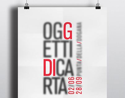 OGGETTI DI CARTA | Exhibition Identity